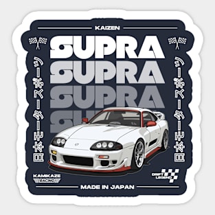 Minimalist JDM Supra Japanese Sticker